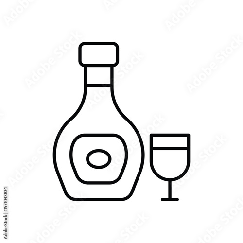 Cognac  vector icon