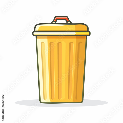 trash isolated on white