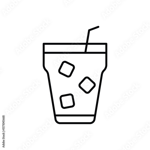 Gin Tonic vector icon