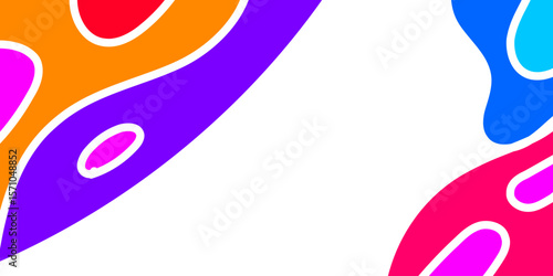 Abstract Colorful Organic Shapes (2)