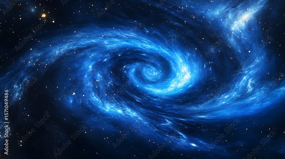 A swirling cosmic whirlpool gateway pulling through dimensions into a distant unknown galaxy A swirling cosmic whirlpool gateway pulling through dimensions into a distant unknown galaxy