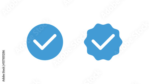 Blue Tick Icons