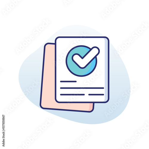 Documents vector icon