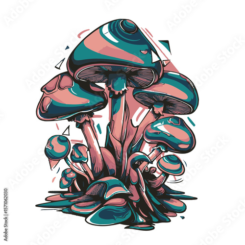 Abstract mashroom