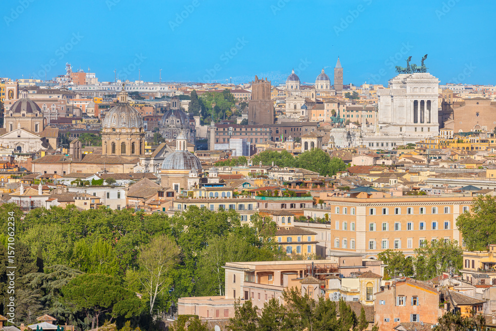 Naklejka premium Skyline of Rome. Italy