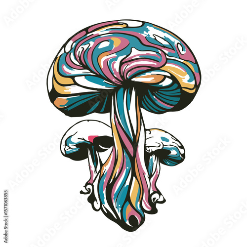 Abstract mashroom