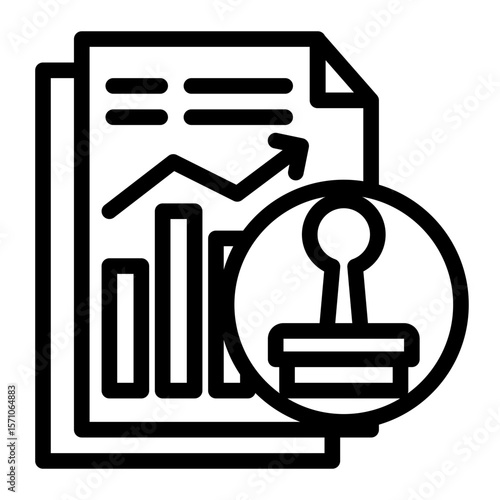 Justice Law Claims Icon from Accounting Icon Collection (Outline Style)