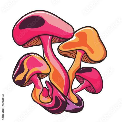 Abstract mashroom