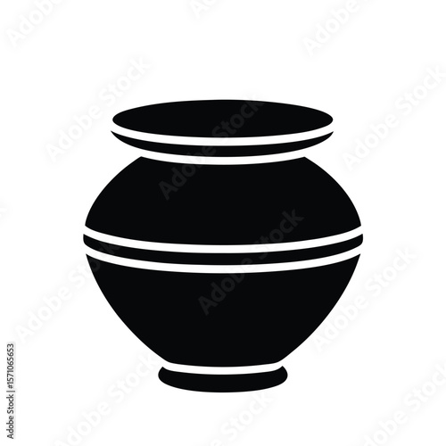 Lightweight Pot Icon Vector Illustration