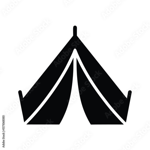 Tent Fastener Icon Vector Illustration