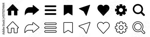 Free Download Interface icon. Social media interface icons - GFXLoad