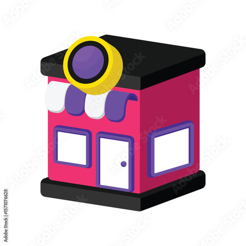 Photography Studio Vector style icon. Eps 10 file