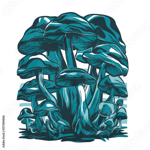Abstract mashroom