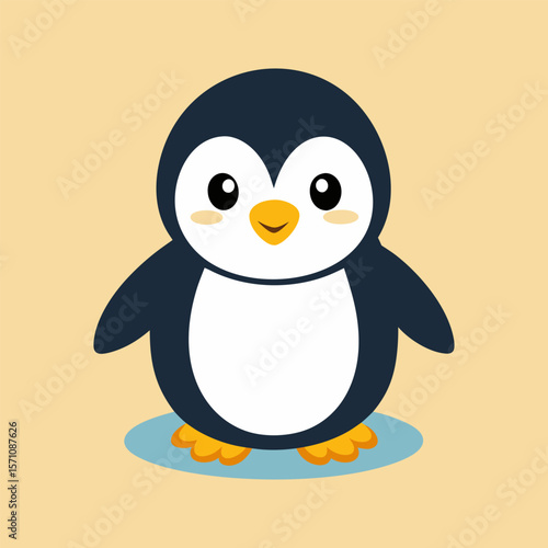 Adorable Cartoon Penguin Illustration