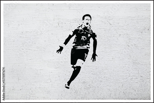 The Perfect Strike in Motion,
Monochrome Masterclass: Football Style,
Kick of Legends: Street Silhouette,