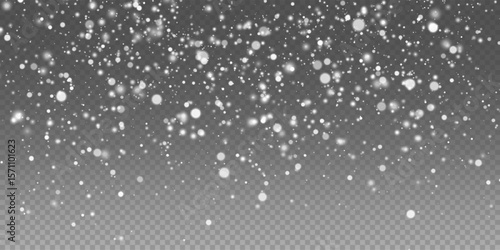 Snow snowfall snowflakes winter overlay transparent falling background PNG