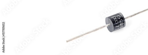 Foto semiconductor silicon rectifier diode, zener diode or schottky diode, electrical