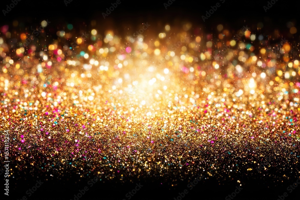 Obraz premium Sparkling golden glitter background