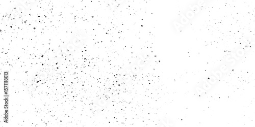 Dirty or dust film grain speck grit grunge overlay  grain dot white paper noise texture with distress effect vector illustration pattern background.