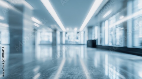 Wallpaper Mural The modern interior space with a blurred perspective and sleek design. Torontodigital.ca