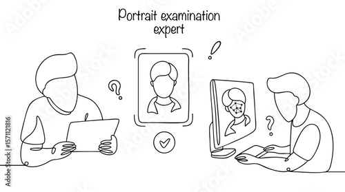 Portrait examination expert