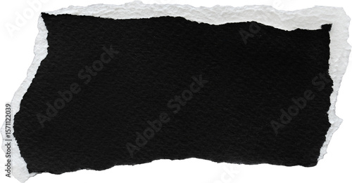 Wallpaper Mural Black And White Ripped Paper Piece Torontodigital.ca