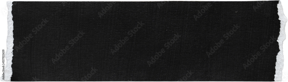 Fototapeta premium Black And White Ripped Paper Piece