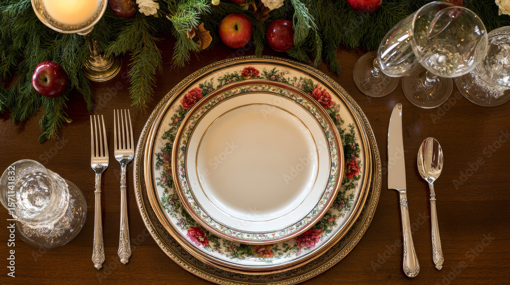 Placement Before the Meal (When Setting the Table): Fork: Placed to the left of the plate. If serving multiple courses (e.g., salad before main), forks are arranged in order of use from the outside in Placement Before the Meal (When Setting the Table): Fork: Placed to the left of the plate. If serving multiple courses (e.g., salad before main), forks are arranged in order of use from the outside in