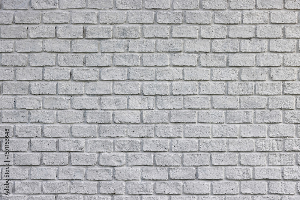 White painted brick wall pattern background White painted brick wall pattern background
