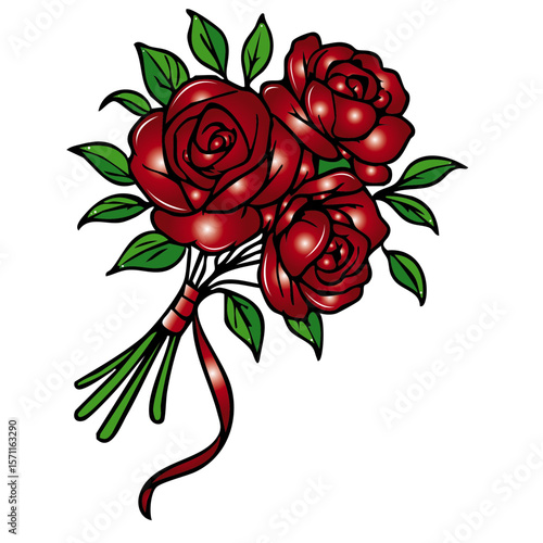 Blumenstrauß Rosenstrauß Valentinstag 