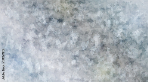 Abstract texture of iron background, reminiscent of galvanized matte metal surface. Light gray and blue shades, imitation of matte metal texture.