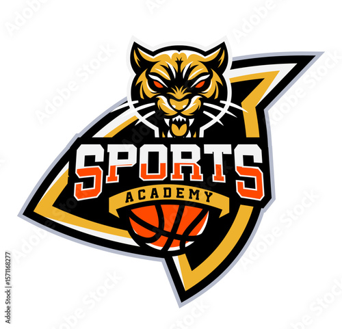  TIGER SPORTS BASKETBALL LOGO