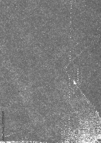Large halftone vector paper texture with a transparent background