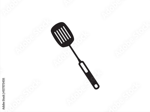 Spoon, Cooking, Wood, Kitchen, Kitchenware icon vector isolated white