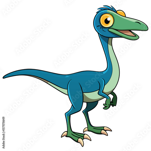 Troodon dinosaur, a Jurassic predato