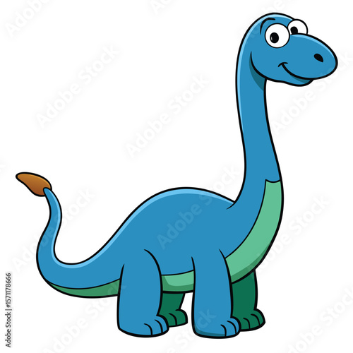 Brachiosaurus, a Jurassic dinosaur with a long neck