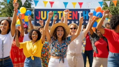 Juneteenth Celebration: Joyful Dance and Festivities