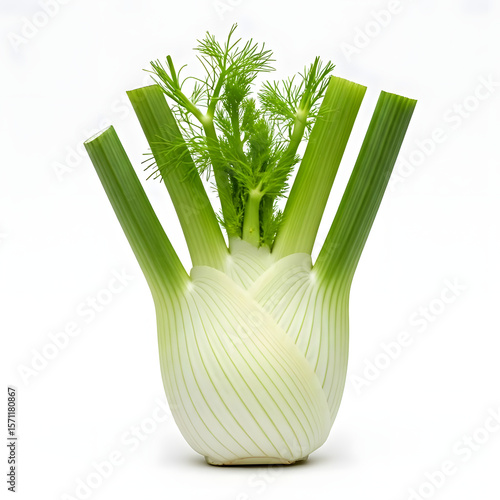  Fennel image on white background