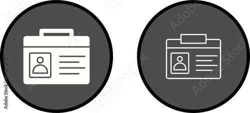 id card Vector Icon