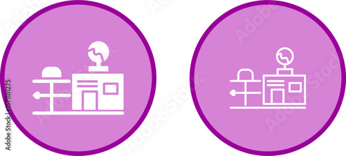 Weather Station Vector Icon