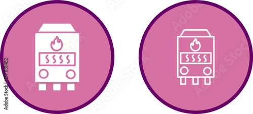 Gas Furnace Vector Icon