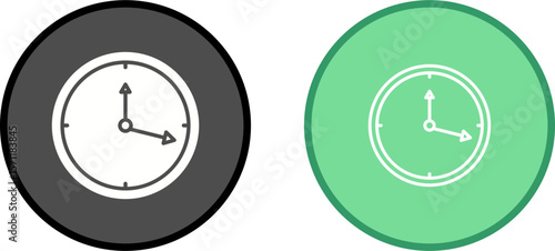 Clock Vector Icon