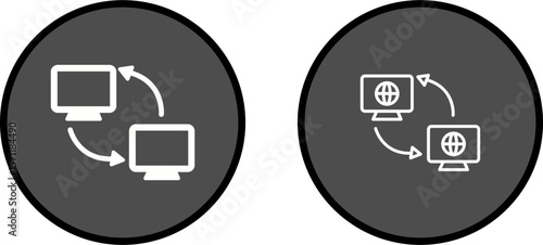 Synchronization Vector Icon