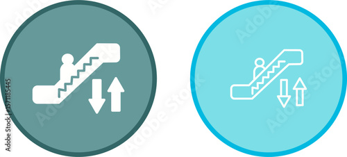 Escalator Vector Icon