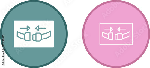 Seat Belt Vector Icon