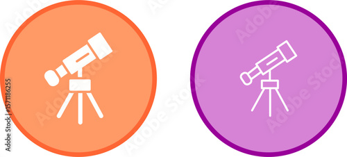 Telescope Vector Icon