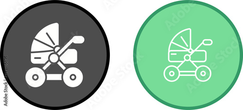 Stroller Vector Icon