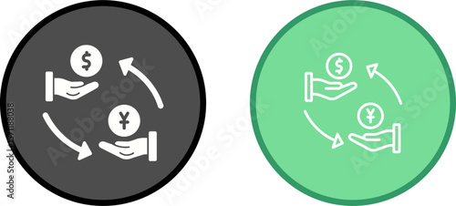 Dollar To Yen Vector Icon