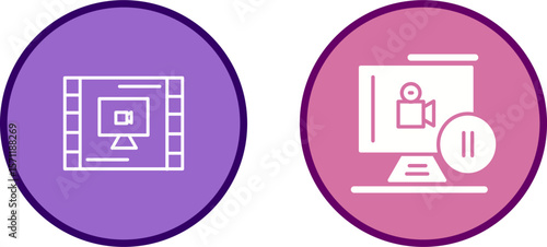 Pause Button Vector Icon