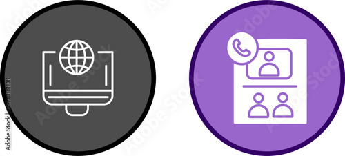 Conference Call Vector Icon